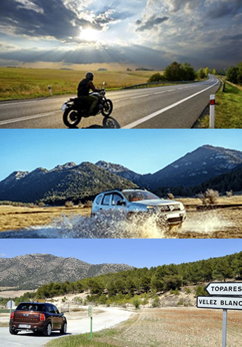 Rutas en coche y moto por Los Vélez