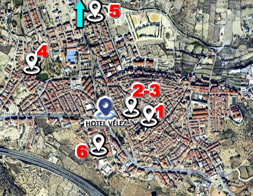Mapa Vélez Rubio